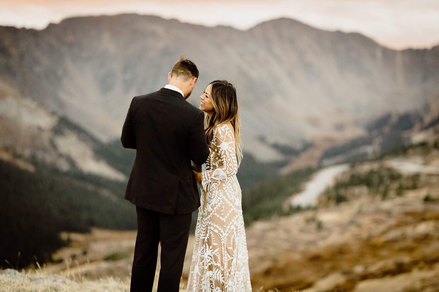 JOHN'S +JANEENA ADVENTUROUS BRECKENRIDGE ELOPEMENT | SUNRISE FIRST LOOK AT LOVELAND PASS | SUNRISE WEDDING CEREMONY AT LOVELAND PASS | DESTINATION ELOPEMENT PHOTOGRAPHER COLORADO ADVENTURE PHOTOGRAPHY|COLORADO ELOPEMENT PHOTOGRAPHER|DESTINATION ADVENTURE ELOPEMENTS + INTIMATE WEDDINGS FOR MADLY IN LOVE SOULS| ROCKY MOUNTAIN NATIONAL PARK COLORADO ELOPEMENT PHOTOGRAPHER