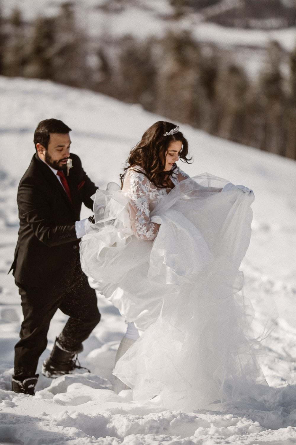 ROCKY MOUNTAINS COLORADO WINTER ELOPEMENT |COLORADO DESTINATION ADVENTURE ELOPEMENT PHOTOGRAPHER| SAMANTHA+JACK