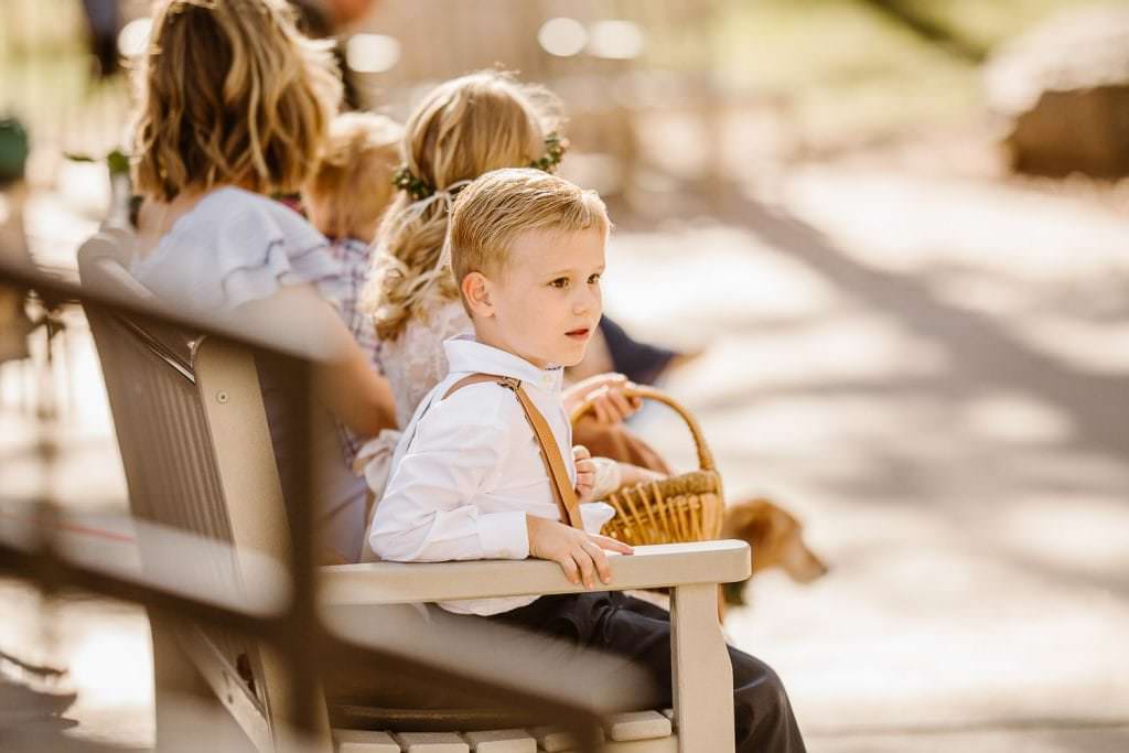 THE EXPRESSION ON HIS FACE DELLA TERRA MOUNTAIN CHATEAU COLORADO WEDDING | COLORADO WEDDING PHOTOGRAPHER | ESTES PARK COLORADO