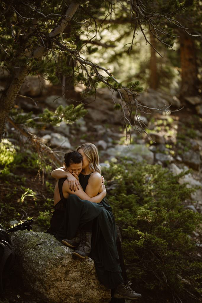 Colorado Mountain Adventure Engagement Photographer