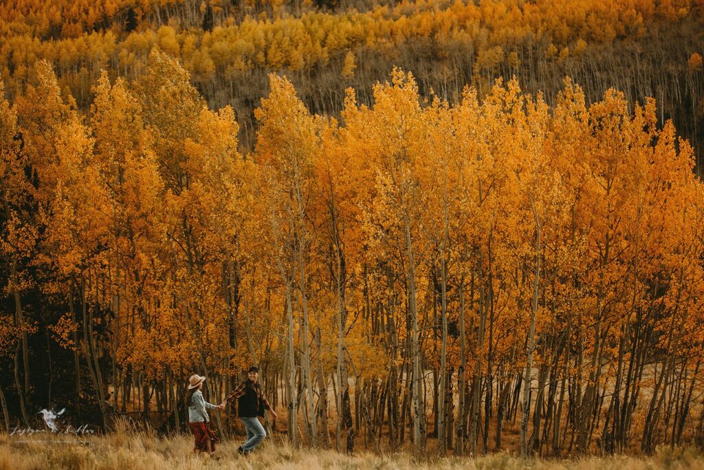 Colorado adventure engagement photographer capturing authentic moments at Kenosha Pass