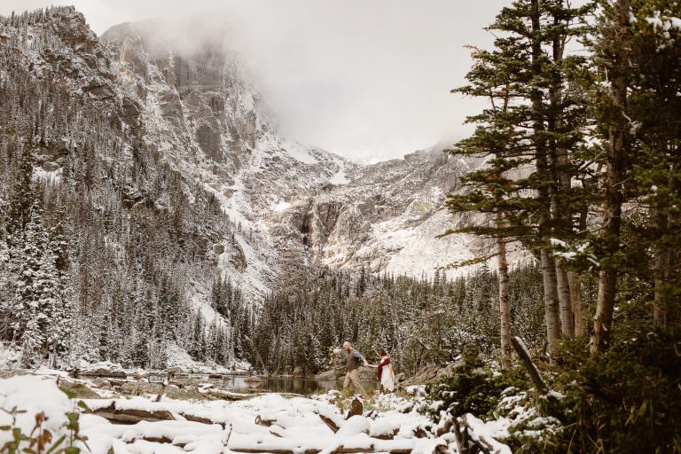 Ultimate Hiking Guide to Winter Adventure Elopements in Colorado