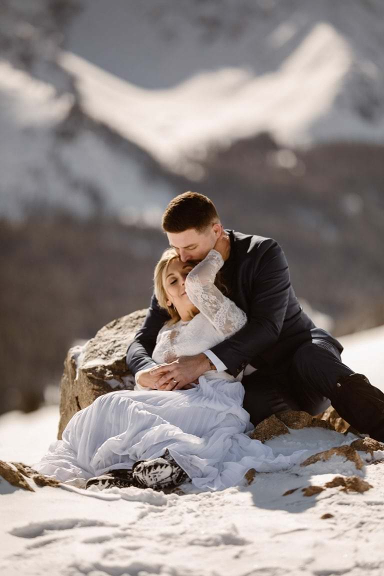 Adventurous Winter Wedding | Colorado Elopement Photographer