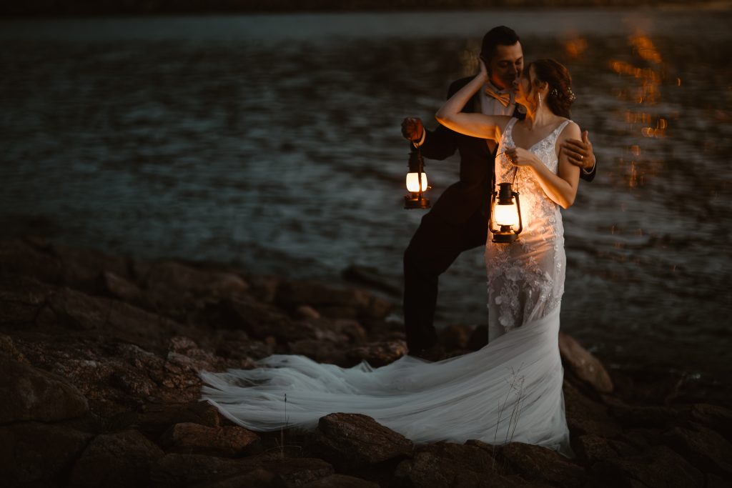Twilight's glow Estes Park Elopement by Justyna E Butler Photography