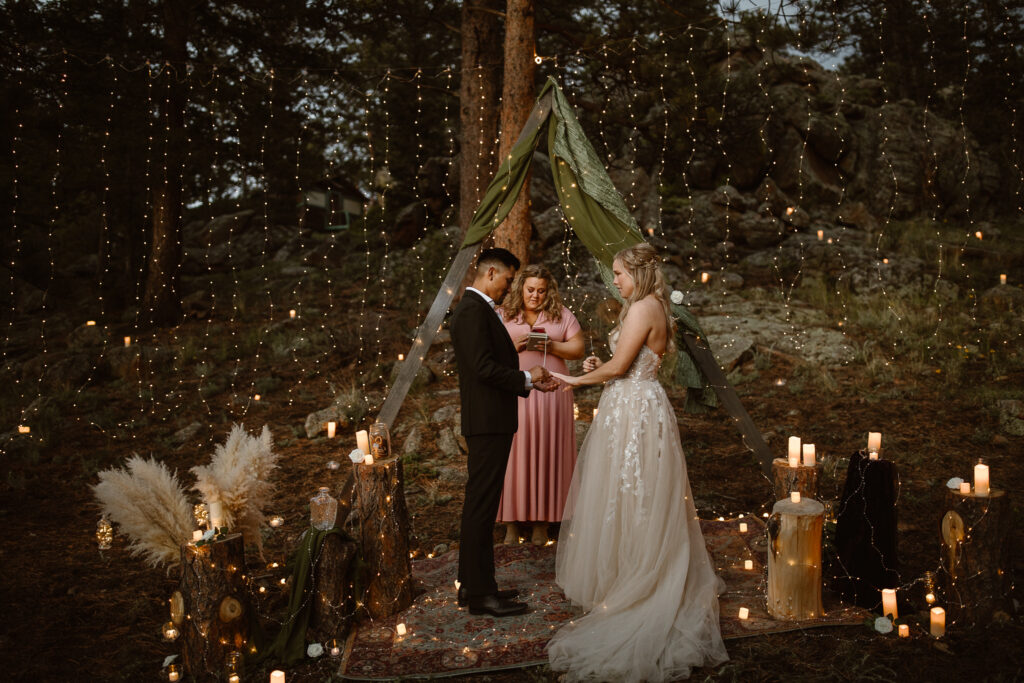 Rocky Mountain National Park Elopement Photographer, Justyna E Butler, Estes Park Colorado Intimate Wedding