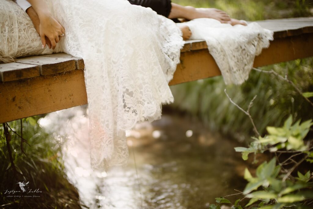 Copper Falls Loveland Colorado elopement with a romantic waterfall ceremony.